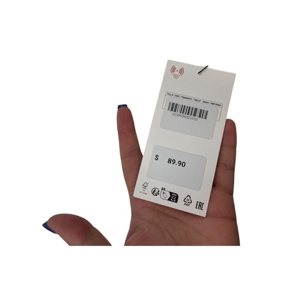 Zara Womens Blazer Suit Jacket M Medium Oyster White Gold Buttons 2399/593 NWT - Picture 7 of 16